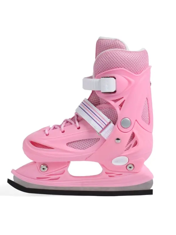 Коньки детские раздвижные BlackAqua, р. 30-33, для фитнеса, розовые Коньки детские раздвижные BlackAqua, р. 30-33, для фитнеса, розовые