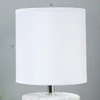 Лампа настольная 16374/1 E14 40 Вт бело-серый 16&times;16&times;29 см RISALUX