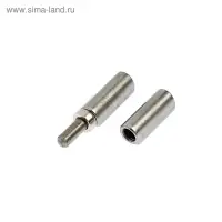 Петля гаражная,10×60 мм, для сварки, с подшипником, каплевидная