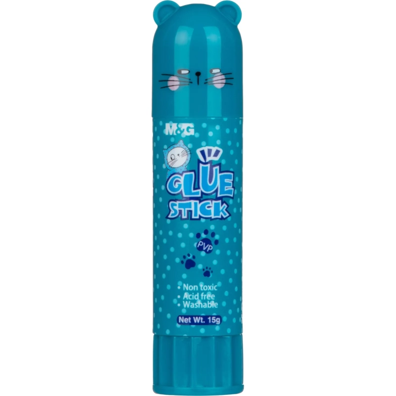 Клей-карандаш M&G So Many Cats, 15 г,PVP, в ассортименте