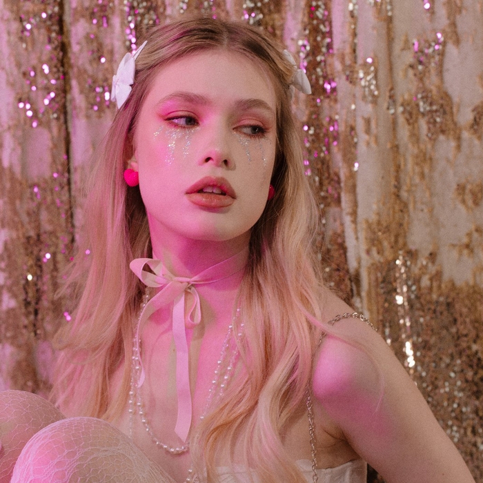 Серьги пластик «Карамель» сердце, цвет ярко-розовый Серьги пластик «Карамель» сердце, цвет ярко-розовый