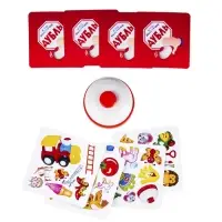 Настольная игра "Дубль. Кто быстрее", со звонком 2103C