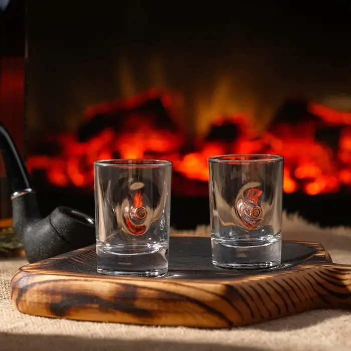 Стопки с пулей &laquo;Непробиваемые&raquo;, 2 шт., 50 мл