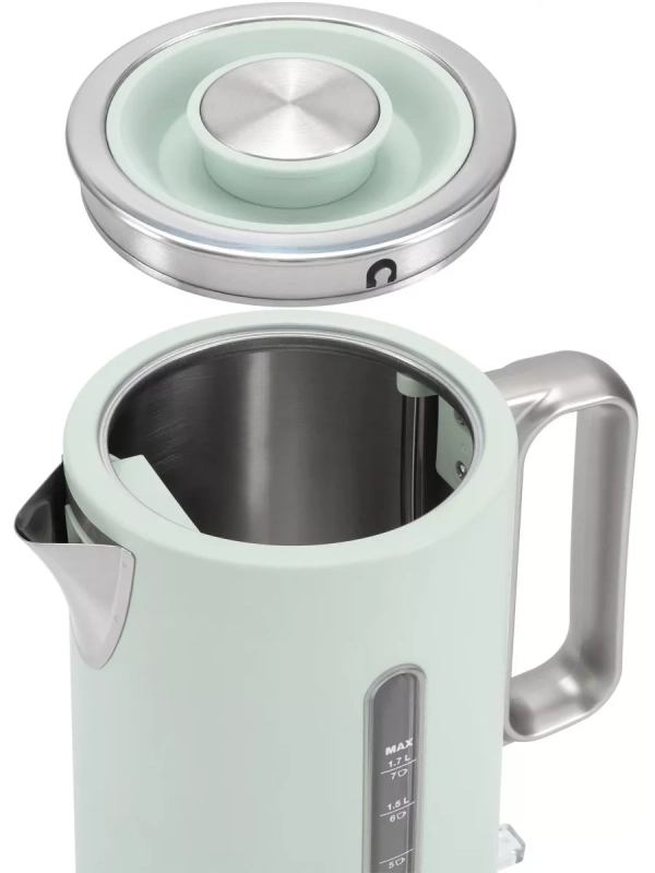 Чайник HYK-S9999 1,7л 2200Вт светло-зеленый (металл) Чайник HYK-S9999 1,7л 2200Вт светло-зеленый (металл)