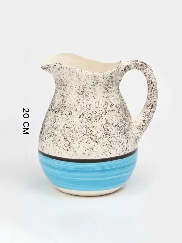 Кувшин Керамика ручной работы &laquo;Крошка&raquo;,1.5 л, 1 сорт, синий, Иран