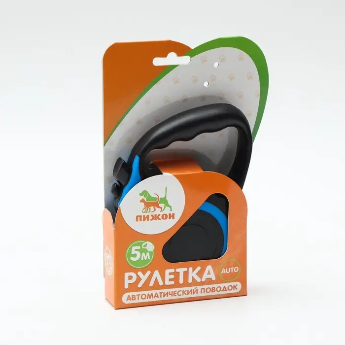 Рулетка &laquo;Зарница&raquo;, 5 м, до 15 кг, чёрная, синяя