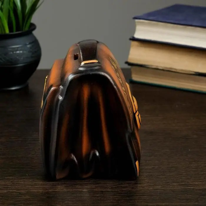 Копилка Копилка "Барсетка" коричневый, 13х19х13см