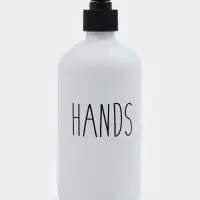 Набор дозаторов для мыла и моющего средства, 500 мл, стекло, чёрный, белый