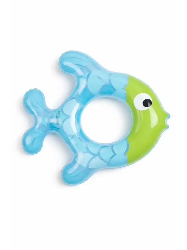 Круг для плавания &laquo;Рыбка&raquo;, надувной, d=75 см, от 3 лет, голубой