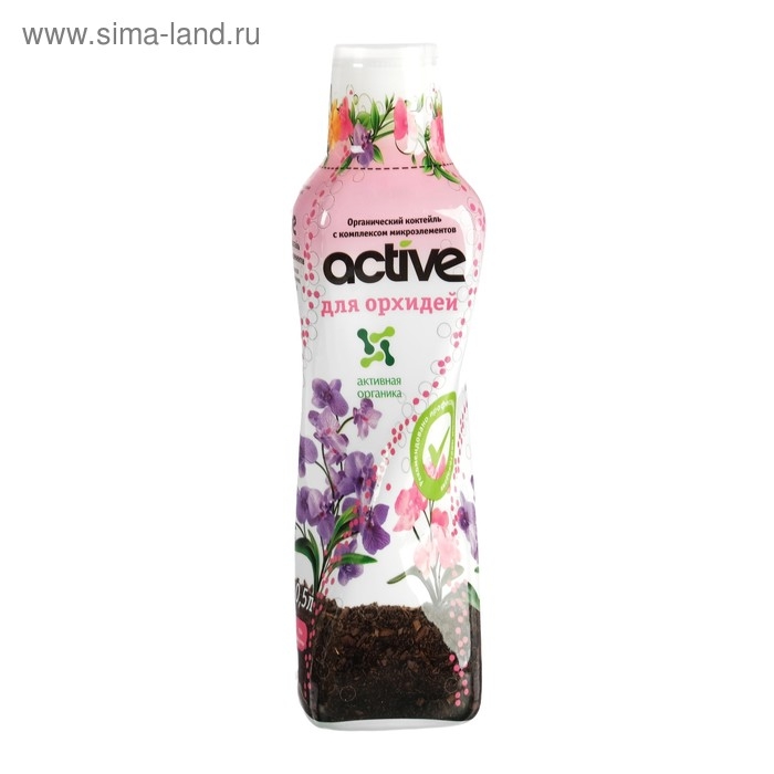 Удобрение органоминеральный коктейль Active для Орхидей, 0,5 л Удобрение органоминеральный коктейль Active для Орхидей, 0,5 л