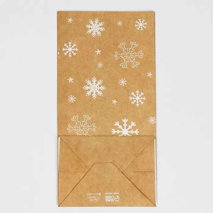 Пакет без ручек «С Новым годом! Радости и счастья!», 10 х 19.5 х 7 см Пакет без ручек «С Новым годом! Радости и счастья!», 10 х 19.5 х 7 см