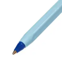 Ручки шариковые BIC Cristal &laquo;Пастель&raquo;, набор 3 штуки, 1.0 мм, синие