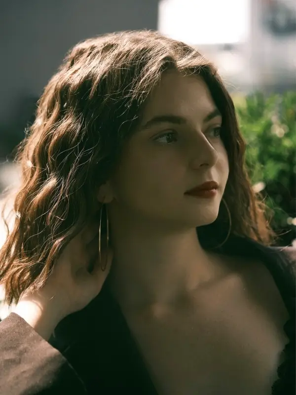 Серьги кольца QF &laquo;Классика&raquo;, d=8 см, цвет золото