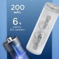 Наушники беспроводные YX11, TWS, вкладыши, Bluetooth 5.3. 28/200 мАч, шумоподавление, белые в прозрачном кейсе