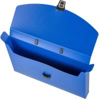 Папка-портфель 1 отделение A4 синий