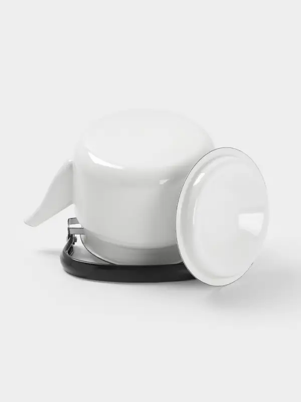 Чайник цилиндр. 2 л белая (без декора) Чайник цилиндр. 2 л белая (без декора)