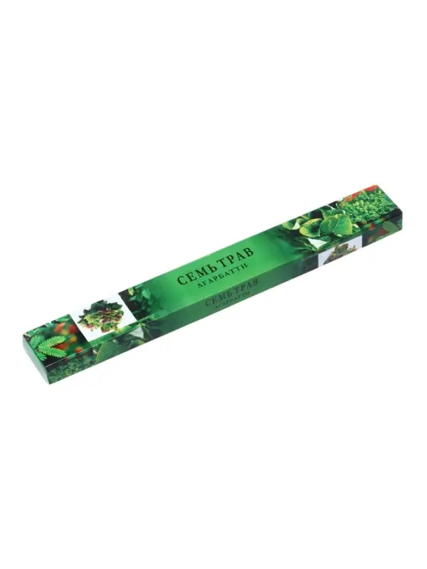 Благовония &laquo;Очарование востока Семь трав&raquo;, 20 палочек в упаковке