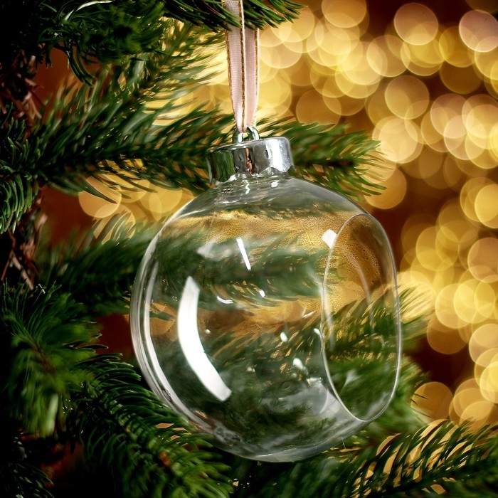 Заготовка - подвеска «Шар с отверстием», диаметр: 10 см Заготовка - подвеска «Шар с отверстием», диаметр: 10 см