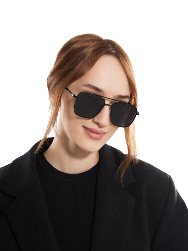 Очки солнцезащитные поляризационные, дужка 13.5 см, ширина 12.8 см, линза 5×5.6 см Очки солнцезащитные поляризационные, дужка 13.5 см, ширина 12.8 см, линза 5×5.6 см