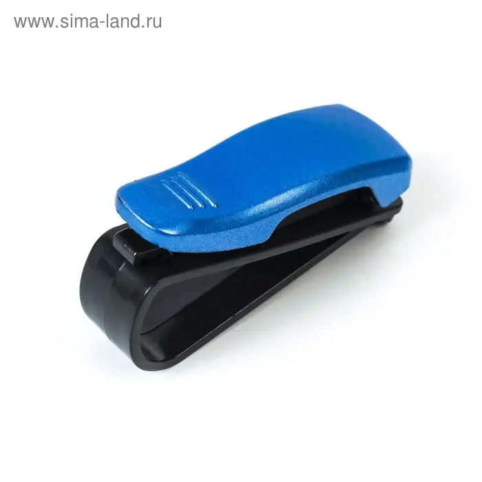 Держатель для очков TORSO, зажим, синий Держатель для очков TORSO, зажим, синий