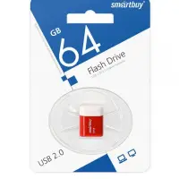 USB накопитель 64 GB Smart Buy LARA Red