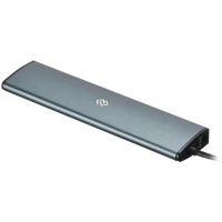Разветвитель USB C Digma HUB-7U3.0-UC-G 7порт. серый