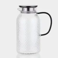 Кувшин "Богема.Соты", черная ручка/крышка-сито, 16х11х23 см Кувшин "Богема.Соты", черная ручка/крышка-сито, 16х11х23 см