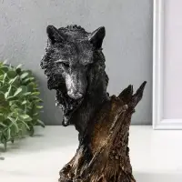 Подставка под бутылку &laquo;Волк&raquo;, 25&times;17&times;13 см, под сталь