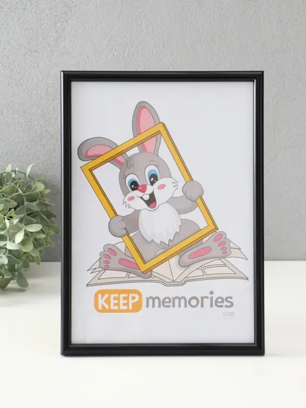 Набор фоторамок для фото 21&times;30 см Keep memories &laquo;Радуга&raquo;, с подножкой, 3 шт., (пластиковый экран), чёрный