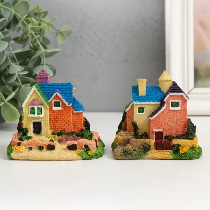 Фигурка для флорариума полистоун &laquo;Загородный коттедж&raquo;, 8&times;6&times;7.5 см, МИКС