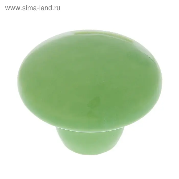 Ручка-кнопка Ceramics 002, керамическая, фисташковая Ручка-кнопка Ceramics 002, керамическая, фисташковая