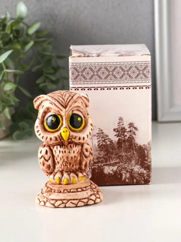 Фигурка гипс &laquo;Сова&raquo;, 10&times;7&times;6.5 см