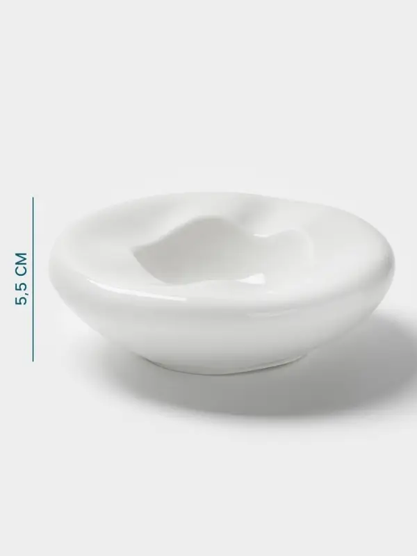 Блюдо Hanna Kn&ouml;vell, 100 мл, d=17.5 см, фарфор, белое