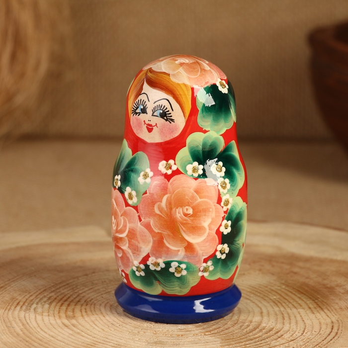 Матрёшка 5-ти кукольная  Матрёшка 5-ти кукольная "Кристи Сувенирка", 10-11 см, ручная роспись