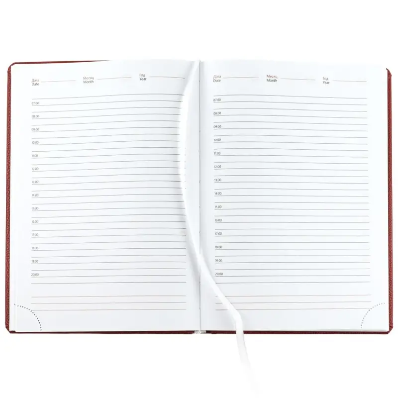 Ежедневник Sagrin, недатированный, красный