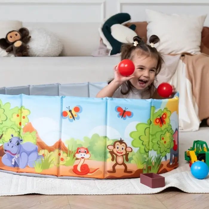 Сухой бассейн  Сухой бассейн "Сафари", складной, без шариков ДМФ-МК-02.61.02