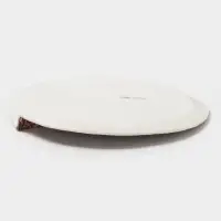 Блюдо для подачи Magistro Wood, 27.8&times;27.5&times;3 см, фарфор, коричневое