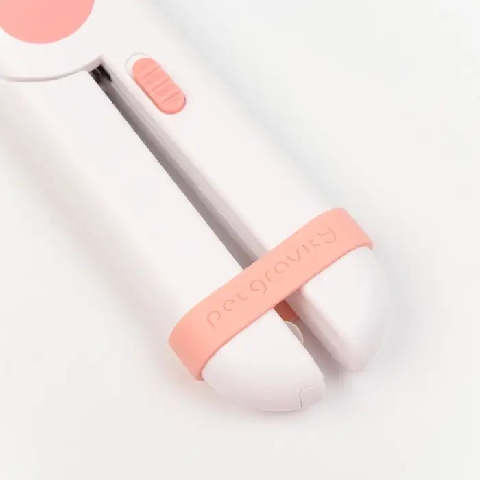 Когтерез для животных с LED фонарём и пилкой для ногтей, розовый Когтерез для животных с LED фонарём и пилкой для ногтей, розовый