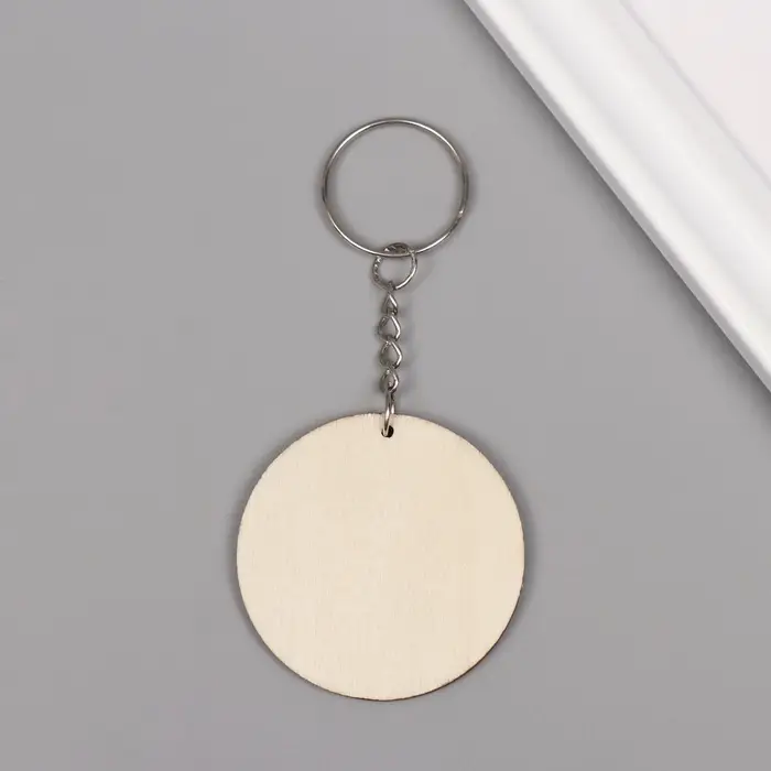 Брелок дерево  Брелок дерево "Ворон. Витраж" 4,6х4,6х0,3 см