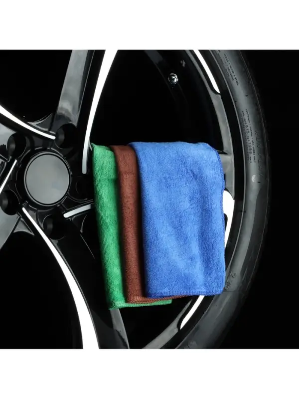 Тряпка для мытья автомобиля, Grand Caratt, микрофибра, 200 г/м&sup2;, 20&times;30 см, набор 3 шт.