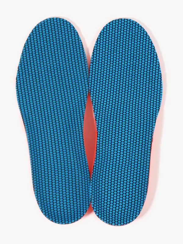 Стельки для обуви, универсальные, спортивные, р-р RU до 36 (р-р Пр-ля до 38), 24 см, пара, синий/красный