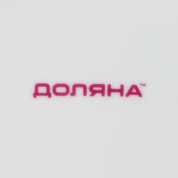 Тарелка десертная керамическая Доляна «Лаванда», d=19 см, цвет белый Тарелка десертная керамическая Доляна «Лаванда», d=19 см, цвет белый