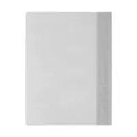 Папка-скоросшиватель Calligrata, А4, 180 мкм, серая, прозрачный верх