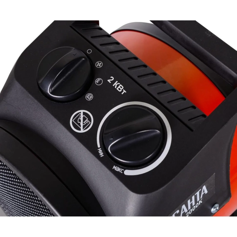 Пушка тепловая электрическая ТЭПК-2000K (керам. нагр. эл.круглая) Ресанта