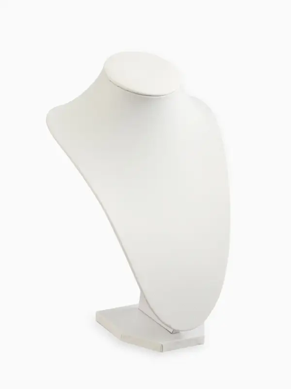 Бюст для украшений QF, 17.5&times;15&times;23 см, h=23 см, белый