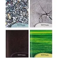 Тетрадь 96 листов в клетку, Calligrata &laquo;Текстура 2&raquo;, МИКС