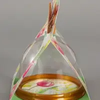 Коробка подарочная с куполом &laquo;Тюльпаны с мимозой&raquo;, 11.5&times;12&times;15.5 см