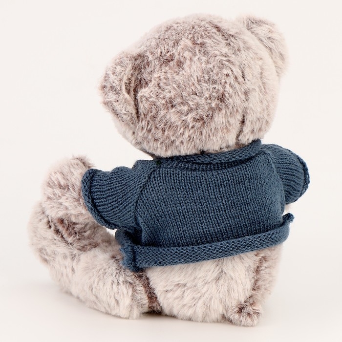 Мягкая игрушка «Медвежонок», 20 см, в кофте, цвет серый Мягкая игрушка «Медвежонок», 20 см, в кофте, цвет серый