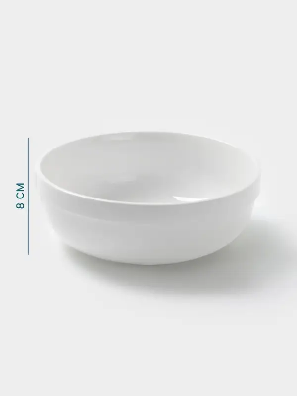 Салатник Hanna Kn&ouml;vell, 1.95 л, d=22 см, фарфор, белый