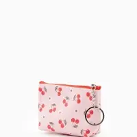 Кошелёк маленький &laquo;Вишня&raquo;, монетница на молнии, 10.5&times;2.5&times;8 см, МИКС